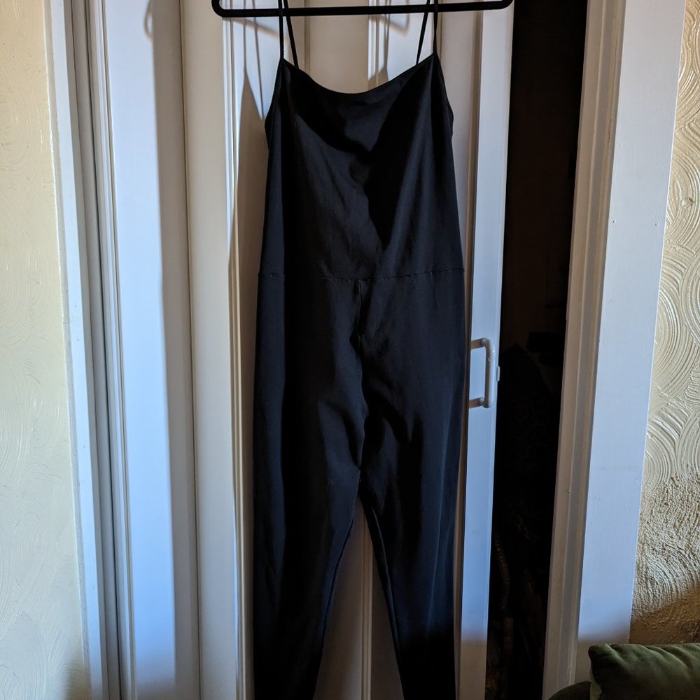 Girlfriend collective Black Cami Unitard XXL